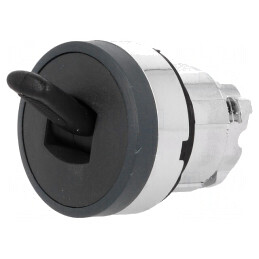 Comutator basculant 22mm negru 2 poziții | Electronic-mag.ro | Componente Electronice