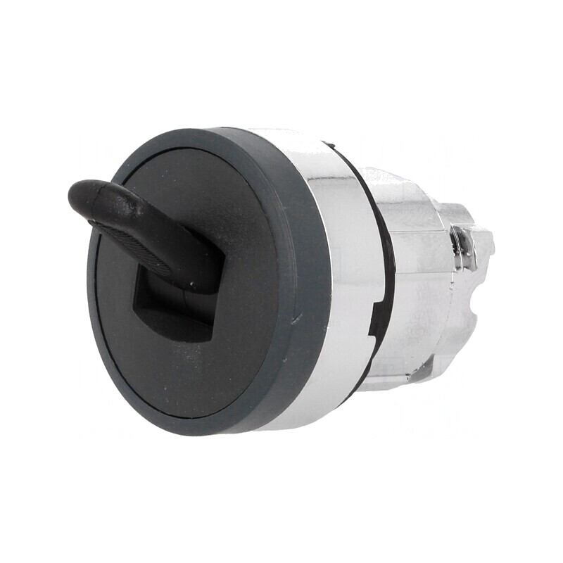 Comutator basculant 22mm negru 2 poziții | Electronic-mag.ro | Componente Electronice