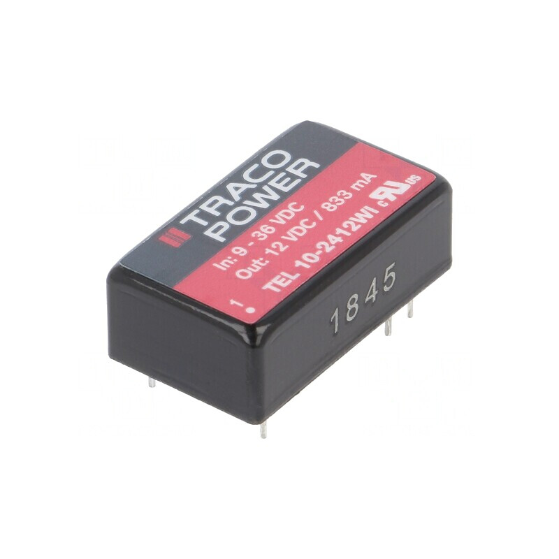 Convertor DC/DC 10W 9-36V la 12V 833mA DIP16 | Electronic-mag.ro | Componente Electronice