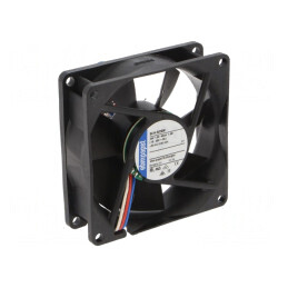Ventilator axial DC 24V 80x80mm 58m3/h 26dBA | Electronic-mag.ro | Componente Electronice