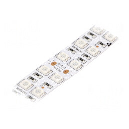 Bandă LED | roşie | 5050 | 24V | LED/m: 50 | 20mm | IP20 | 28,8W/m | Thk: 2mm | LFBHL-SC470-24V-6D167-20