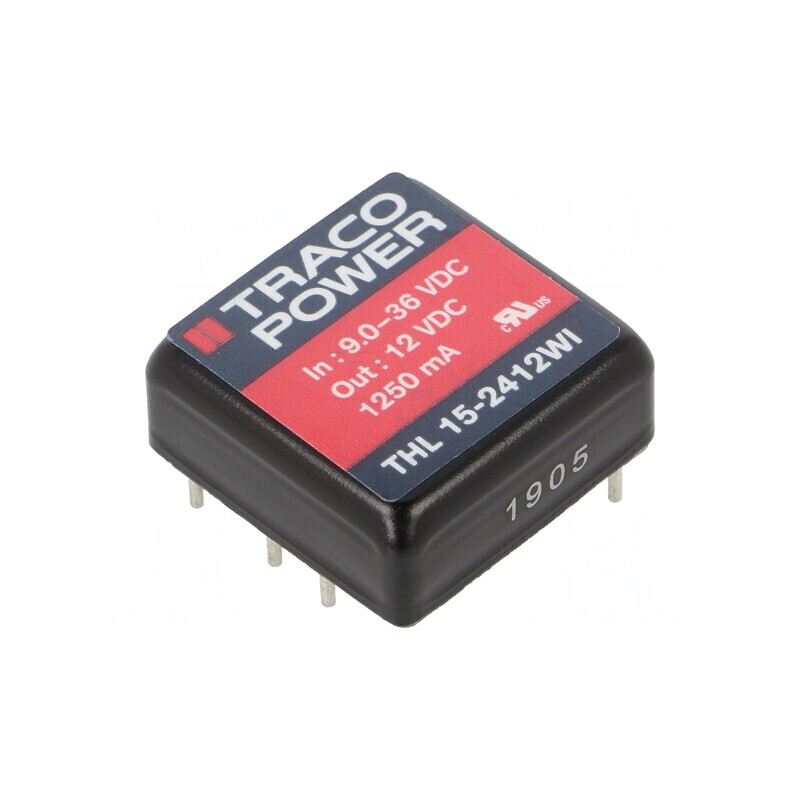 Convertor DC/DC 15W 9-36V la 12V 1250mA | Electronic-mag.ro | Componente Electronice Convertor DC/DC 15W 9-36V la 12V 1250mA | Electronic-mag.ro | Componente Electronice