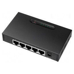 Switch Gigabit Ethernet 5 Porturi Negru RJ45 | Electronic-mag.ro | Componente Electronice
