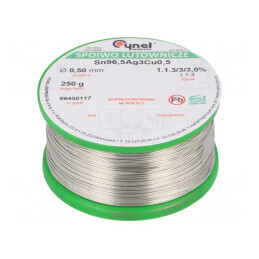 Sârmă de lipit fără plumb 500um 250g bobină | Electronic-mag.ro | Componente Electronice