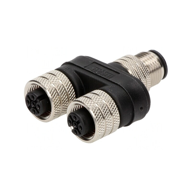 Adaptor T M12 Tată-Mamă CANopen | Electronic-mag.ro | Componente Electronice Adaptor T M12 Tată-Mamă CANopen | Electronic-mag.ro | Componente Electronice