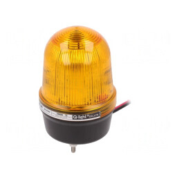 Semnalizator LED luminos ambră 10-30VDC | Electronic-mag.ro | Componente Electronice