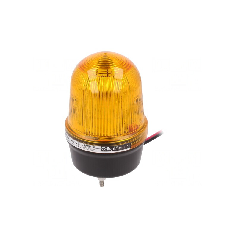 Semnalizator LED luminos ambră 10-30VDC | Electronic-mag.ro | Componente Electronice