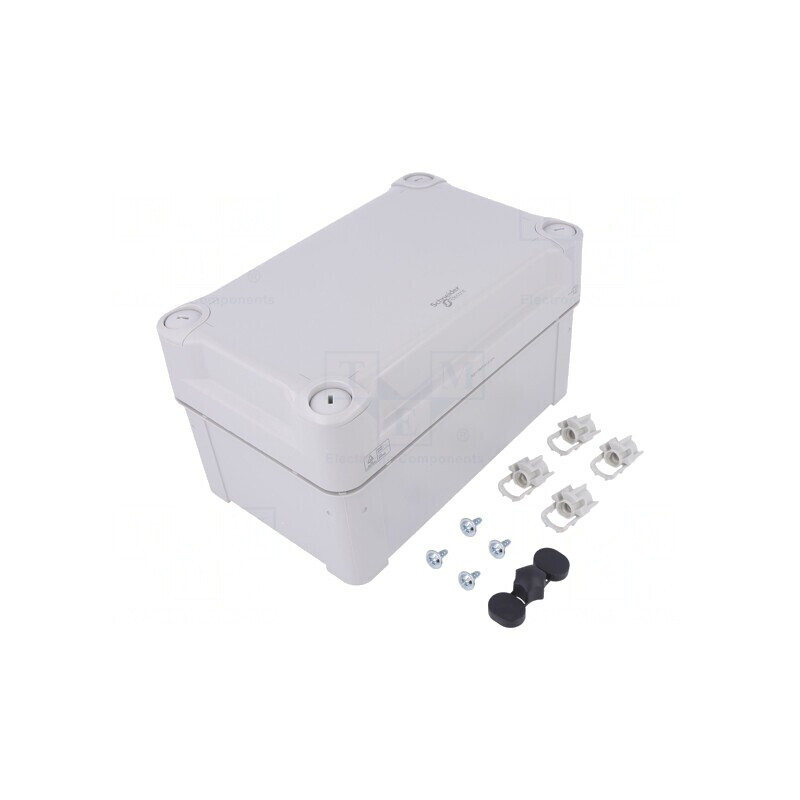 Carcasă Universală Policarbonat Gri 121x192x105mm | Electronic-mag.ro | Componente Electronice