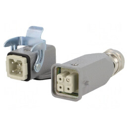 Conector HDC Tată-Mamă Soclu-Mufă Set Complet Han Kit | Electronic-mag.ro | Componente Electronice
