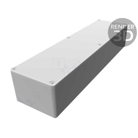 Carcasă universală aluminiu IP65 70x254x51mm | Electronic-mag.ro | Componente Electronice