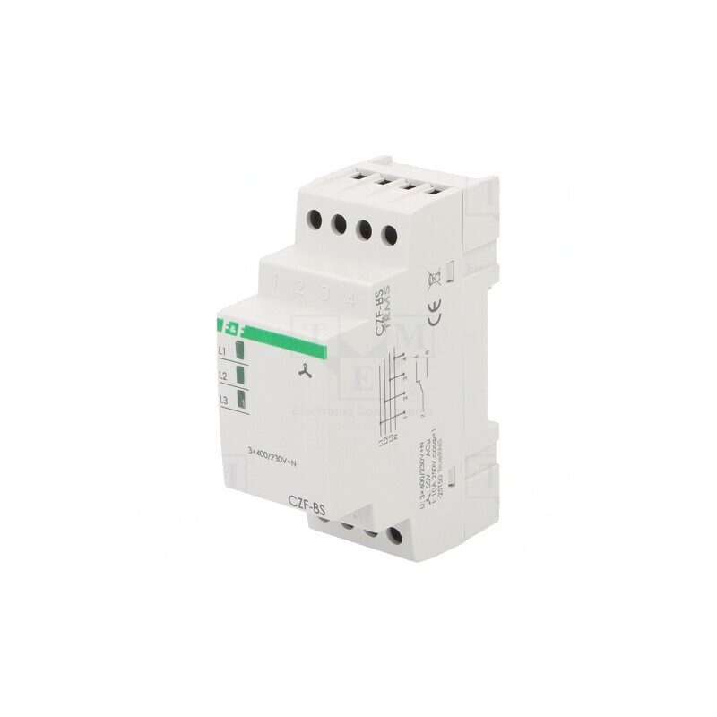 Releu de Monitorizare a Tensiunii pe Șină DIN SPDT | Electronic-mag.ro | Componente Electronice