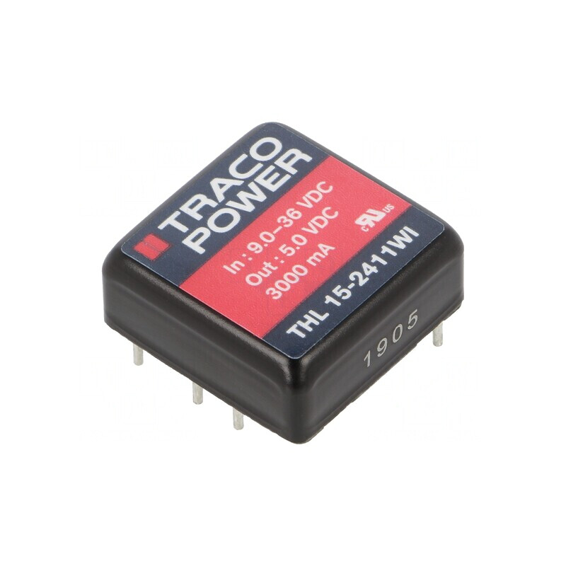 Convertor DC/DC 15W 9-36V la 5V 3A | Electronic-mag.ro | Componente Electronice