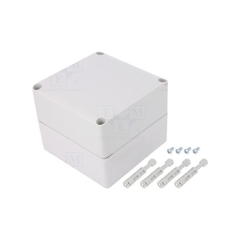 Carcasă Universală Policabonat 120x120x100mm Gri | Electronic-mag.ro | Componente Electronice