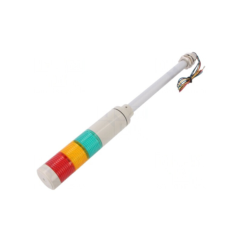 Coloană de semnalizare LED roşu/ambră/verde STG40L-3-24-RAG | Electronic-mag.ro | Componente Electronice