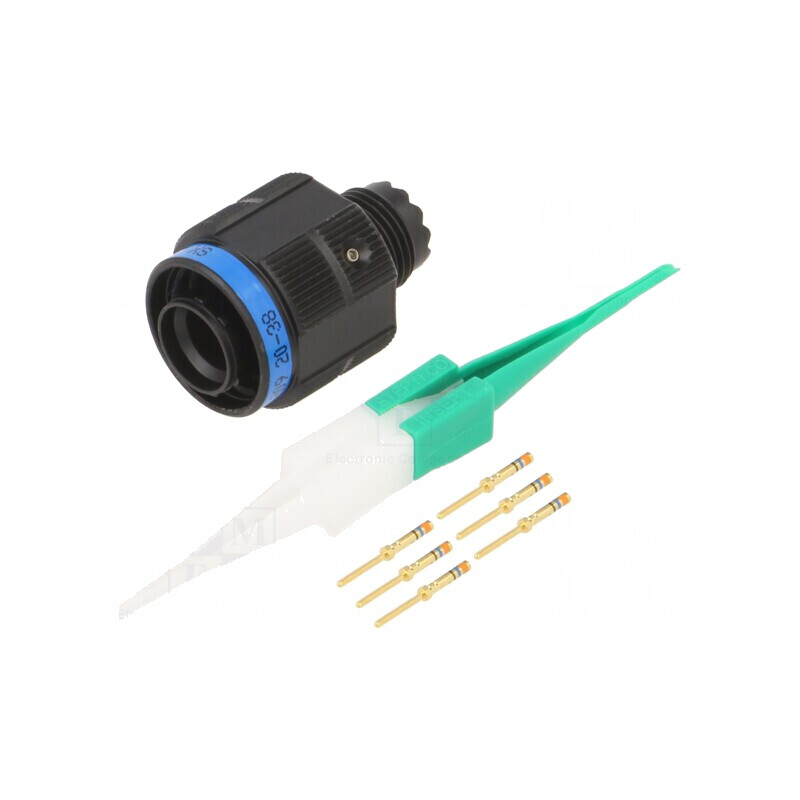 Conector Militar Dimensiune 9 MIL-DTL-38999 Series III Mufă | Electronic-mag.ro | Componente Electronice