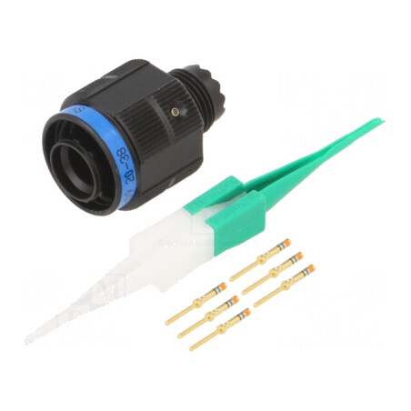 Conector Militar Dimensiune 9 MIL-DTL-38999 Series III Mufă | Electronic-mag.ro | Componente Electronice