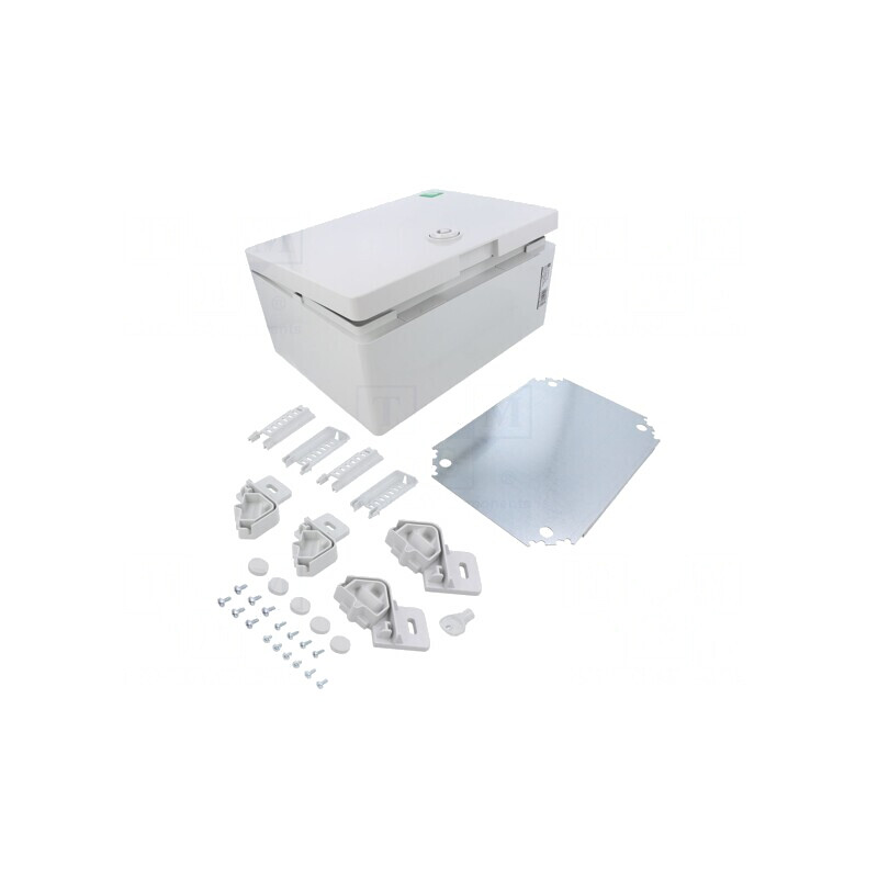 Carcasă montare pe perete ABS gri 210x280x130mm | Electronic-mag.ro | Componente Electronice