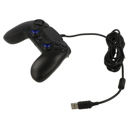 Gamepad negru USB 2.0 3m Jack 3.5mm | Electronic-mag.ro | Componente Electronice