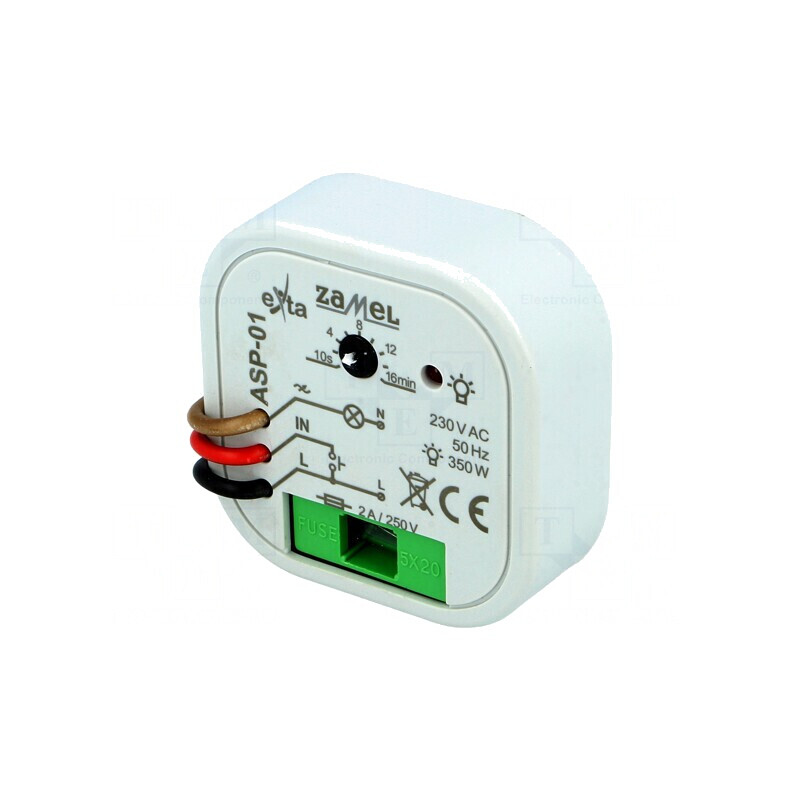 Automat de Scară 230VAC IP20 ASP-01 | Electronic-mag.ro | Componente Electronice