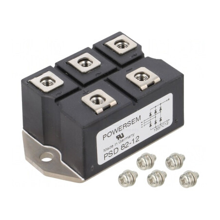 Punte Redresoare Trifazată 1,2kV 88A 750A Modul PSD 82/12 | Electronic-mag.ro | Componente Electronice