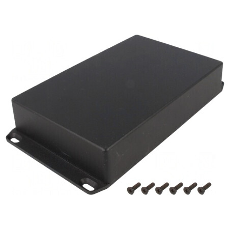 Carcasă universală cu lame de fixare 119mm x 188mm x 37mm | Electronic-mag.ro | Componente Electronice