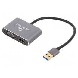 Adaptor USB 3.0 HDMI la VGA | Electronic-mag.ro | Componente Electronice