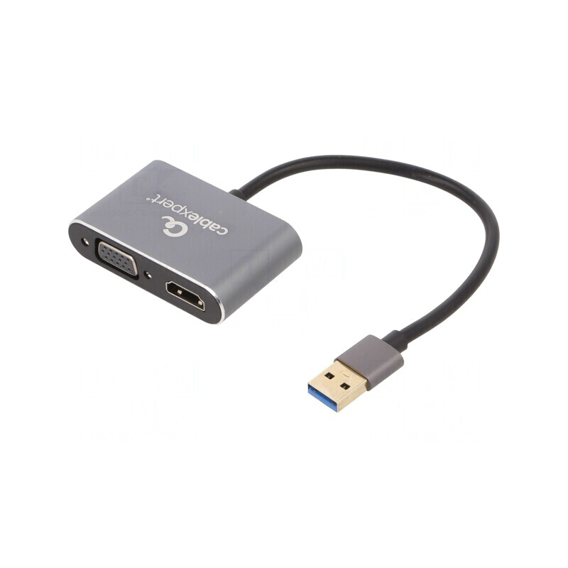 Adaptor USB 3.0 HDMI la VGA | Electronic-mag.ro | Componente Electronice Adaptor USB 3.0 HDMI la VGA | Electronic-mag.ro | Componente Electronice
