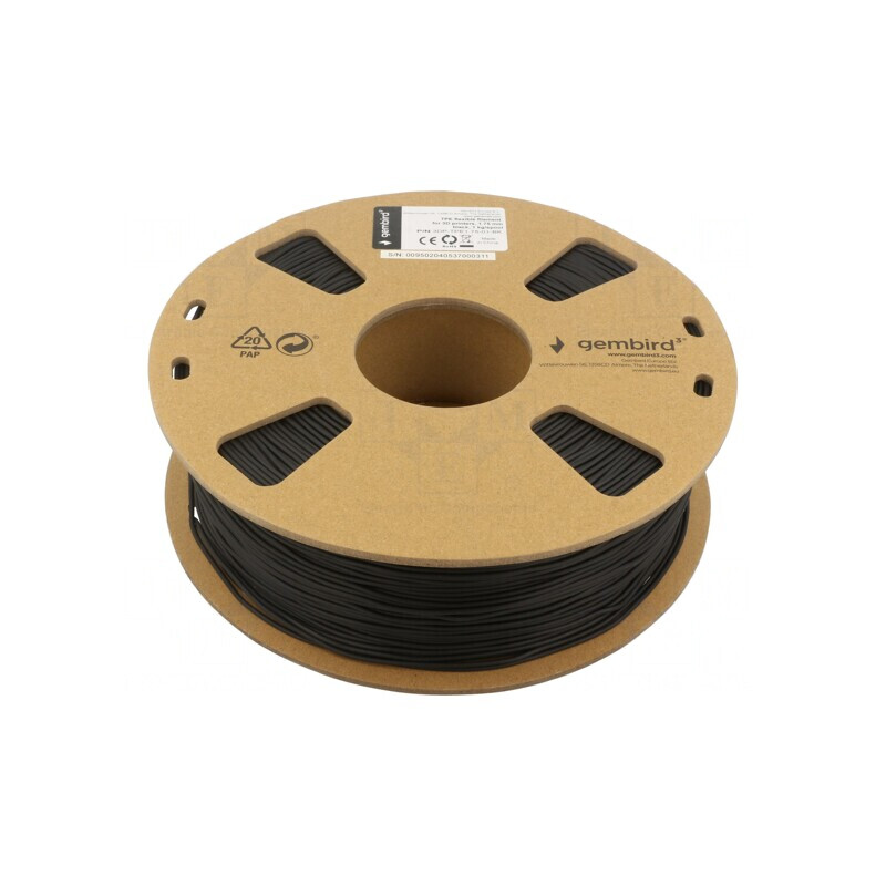 Filament TPE 1.75mm Negru 1kg Elastic 190-240°C | Electronic-mag.ro | Componente Electronice