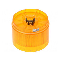 Semnalizator Luminos LED Ambră 24V IP65 70x50mm | Electronic-mag.ro | Componente Electronice