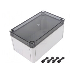 Carcasă Universală PK Policarbonat 110x180x90mm | Electronic-mag.ro | Componente Electronice