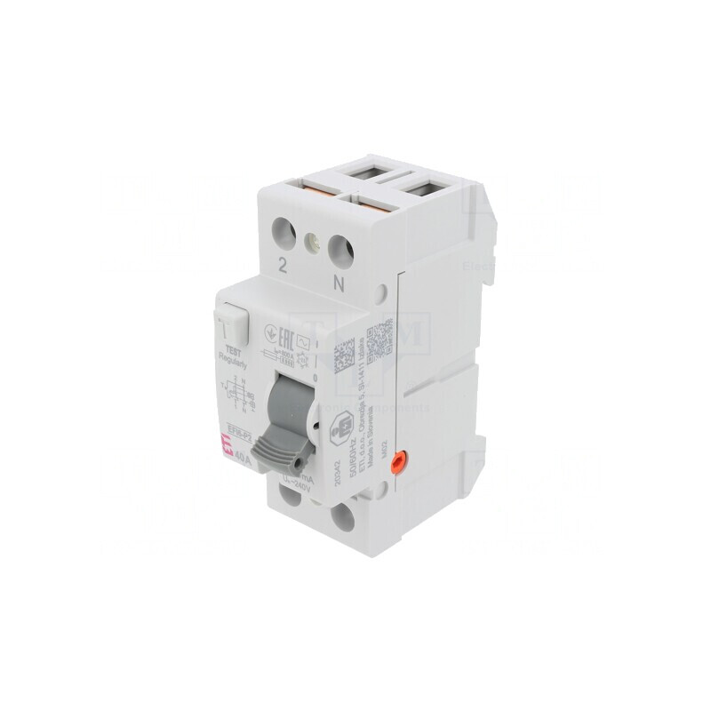 Întrerupător diferenţial 40A 30mA 2P 230V/400V | Electronic-mag.ro | Componente Electronice Întrerupător diferenţial 40A 30mA 2P 230V/400V | Electronic-mag.ro | Componente Electronice