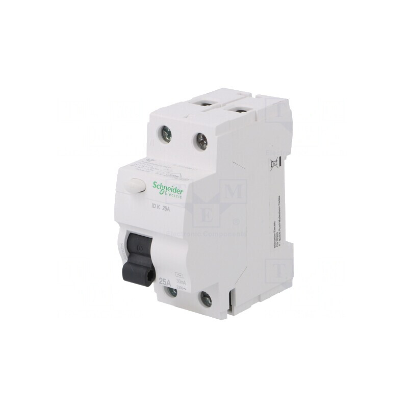 Întrerupător diferenţial 25A 30mA 2P 400VAC | Electronic-mag.ro | Componente Electronice