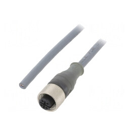 Cablu de Conectare M12 3 Pin 5m 250VAC 2.7A PUR | Electronic-mag.ro | Componente Electronice