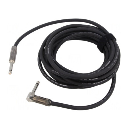 Cablu Audio Jack 6,3mm 2pin Drept-Angulat 6m | Electronic-mag.ro | Componente Electronice
