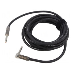 Cablu Audio Jack 6,3mm 2pin Drept-Angulat 6m | Electronic-mag.ro | Componente Electronice