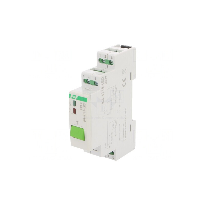 Releu Bistabil de Impulsuri NO 16A IP20 BIS-411B-LED | Electronic-mag.ro | Componente Electronice