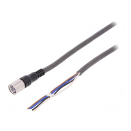 Cablu de Conectare M8 4 Pin 5m Drept CN-24A-C5 | Electronic-mag.ro | Componente Electronice
