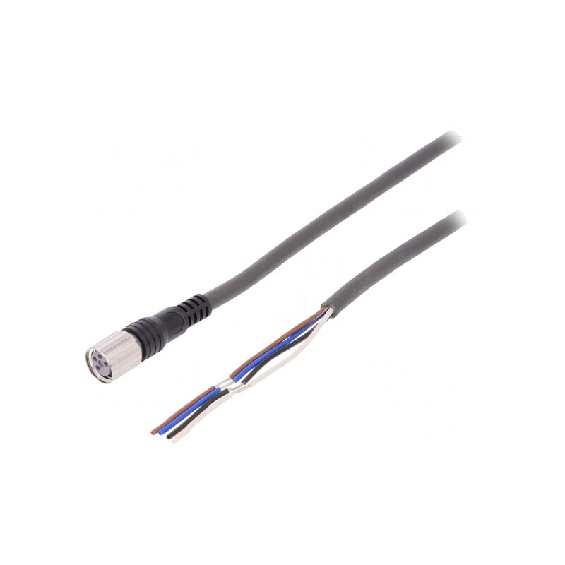 Cablu de Conectare M8 4 Pin 5m Drept CN-24A-C5 | Electronic-mag.ro | Componente Electronice
