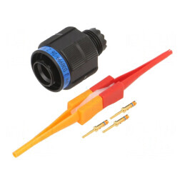 Conector militar mufă dimensiune 9 MIL-DTL-38999 Series III | Electronic-mag.ro | Componente Electronice