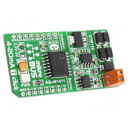 Convertor 2-Wire 4-20mA Loop SPI ADuM1411 4-20MA T Click | Electronic-mag.ro | Componente Electronice