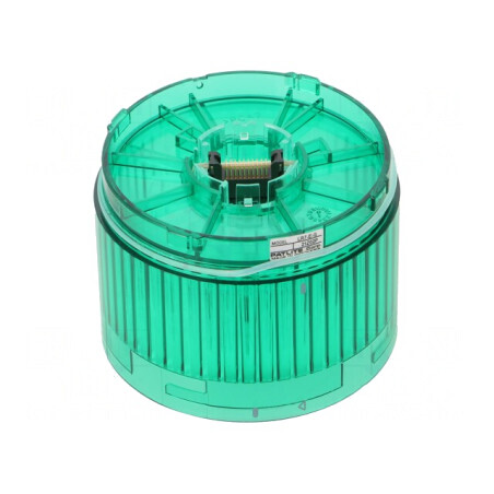 Semnalizator LED Verde 24VDC IP65 Ø70x50mm | Electronic-mag.ro | Componente Electronice