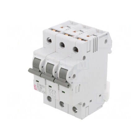 Întrerupător de supracurent 50A 3P 6kA 230/400VAC | Electronic-mag.ro | Componente Electronice