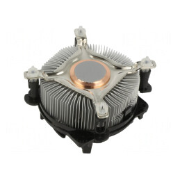 Radiator Extrudat 12VDC Aluminiu Cupru 69.5m3/h 62.4mm AK-955A-BV2 | Electronic-mag.ro | Componente Electronice