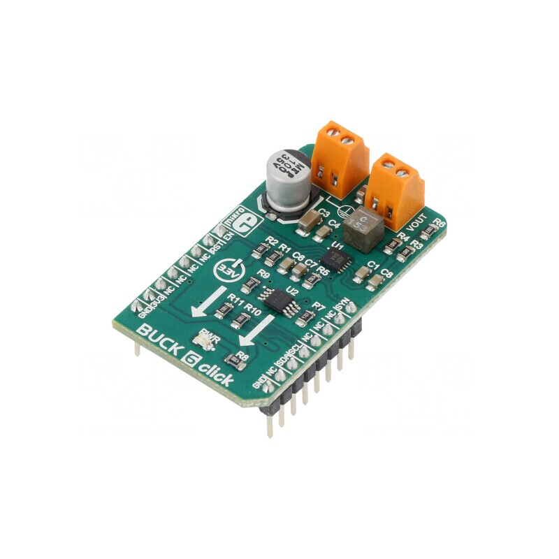 Adaptor Click Board DC/DC I2C 3.3V BUCK 6 | Electronic-mag.ro | Componente Electronice