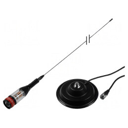 Antenă CB Sunker Elite CB115 1,48m 4dBi 600W Lungime Cablu 4m | Electronic-mag.ro | Componente Electronice
