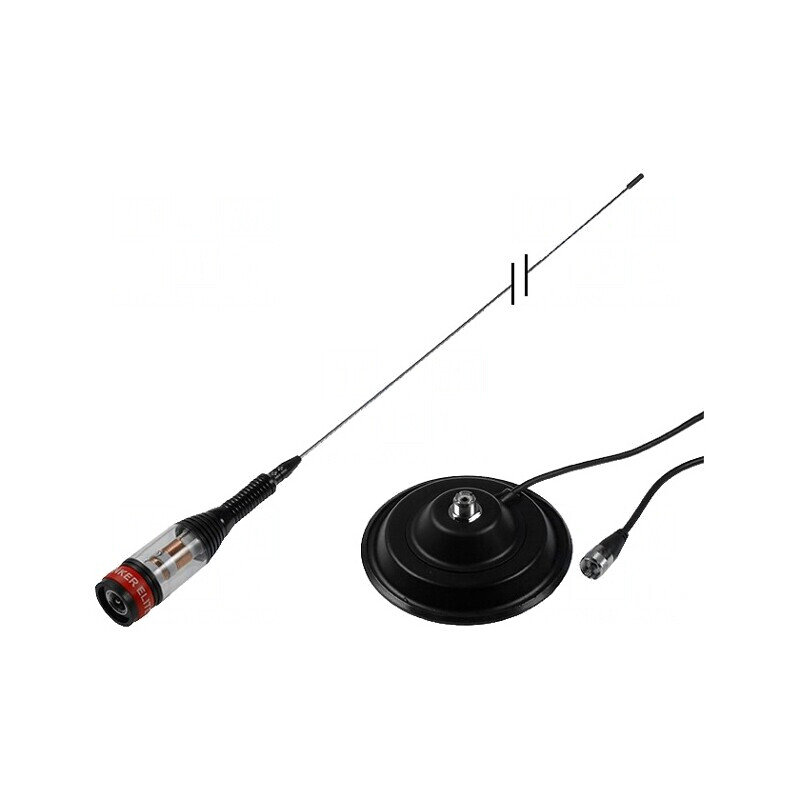 Antenă CB Sunker Elite CB115 1,48m 4dBi 600W Lungime Cablu 4m | Electronic-mag.ro | Componente Electronice