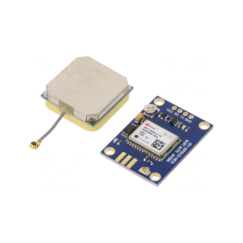 Modul Senzor Poziție GPS cu Antenă 3-5V 25x35mm | Electronic-mag.ro | Componente Electronice