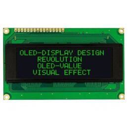 Afișaj OLED Alfanumeric 20x4 Verde 98x60x10mm | Electronic-mag.ro | Componente Electronice