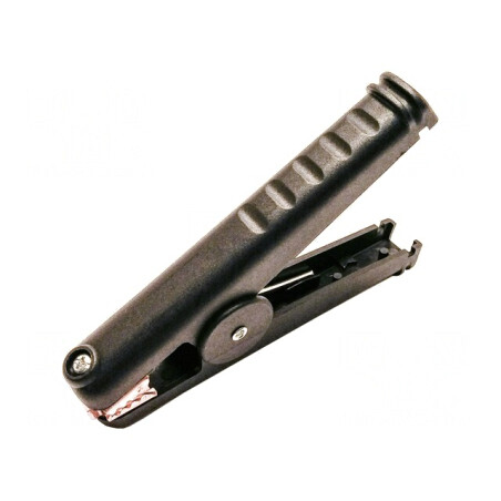 Bornă crocodil 300A max.41mm Neagră | Electronic-mag.ro | Componente Electronice