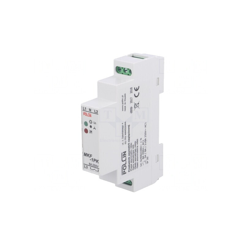 Releu de Monitorizare a Tensiunii pentru Șină DIN SPDT MKF-1PK | Electronic-mag.ro | Componente Electronice